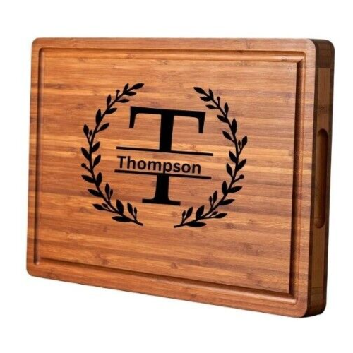 Large Personalized cutting board - engraved charcuterie Board