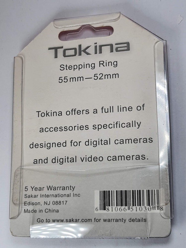 55-52mm Step-Down Stepping Lens Filter Converting Adapter Ring 55mm-52mm E55-E52