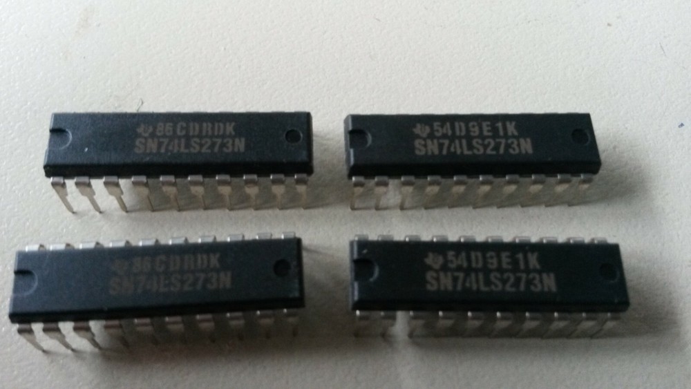 4x IC MODULE 74LS273N 20967-186