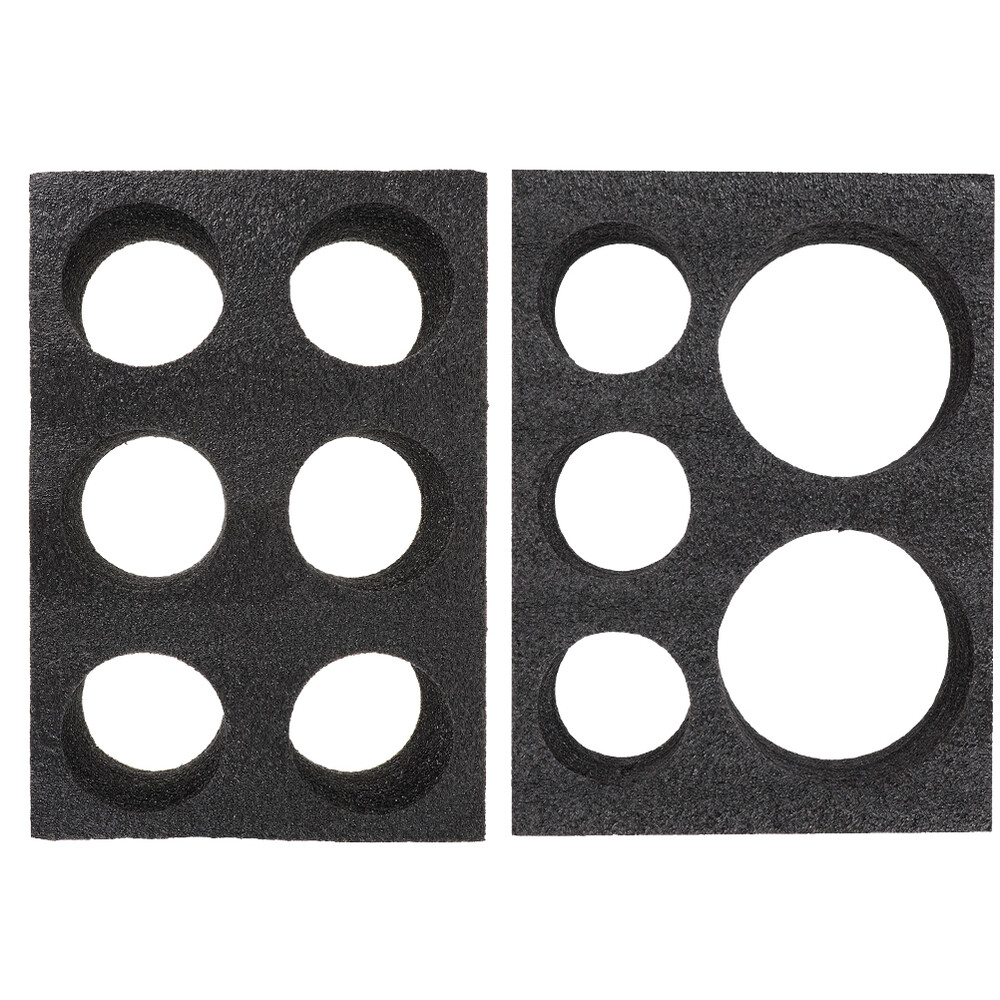 2PCS Cup Holder Compostable Cup Holder Takeout Packaging Cup Holders Black