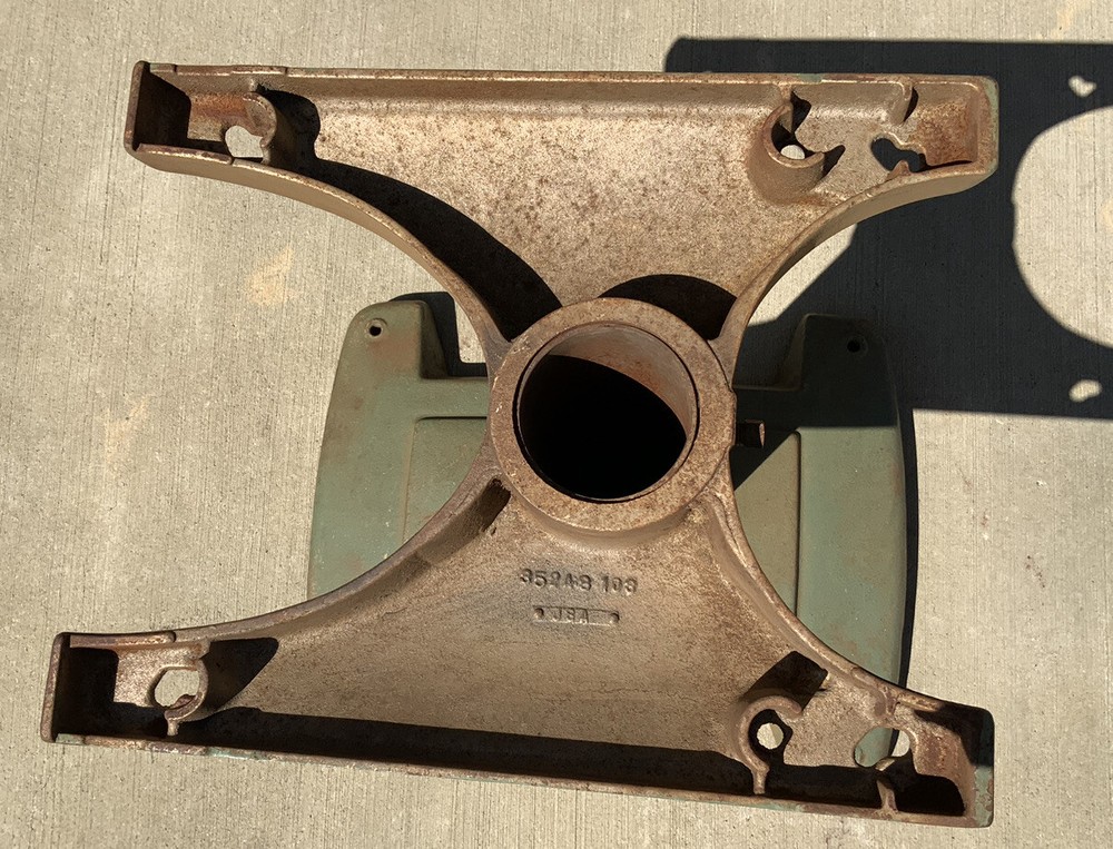 Vintage Cast Iron Table Saw Base 103