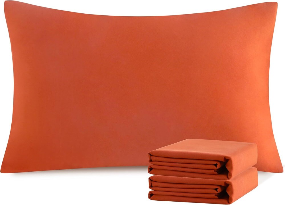 NTBAY King Pillowcase Set - 2 Pack Brushed Microfiber 20x36 Pillowcases - Soft,