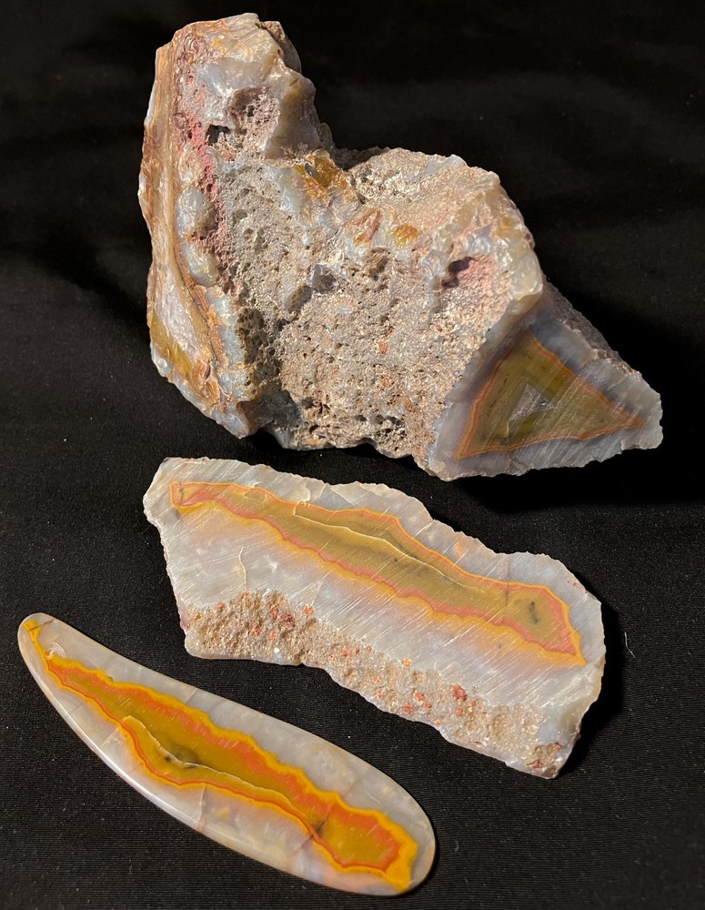 FORTIFICATION AGATE CABBING ROUGH, 1 POUND