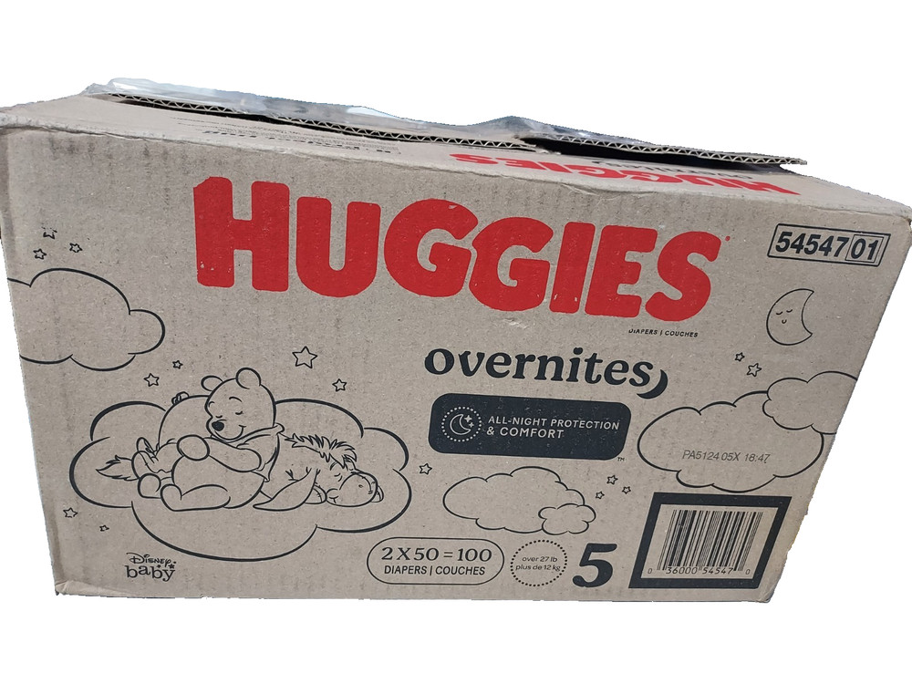 Huggies Overnites Size 5, 100 Count
