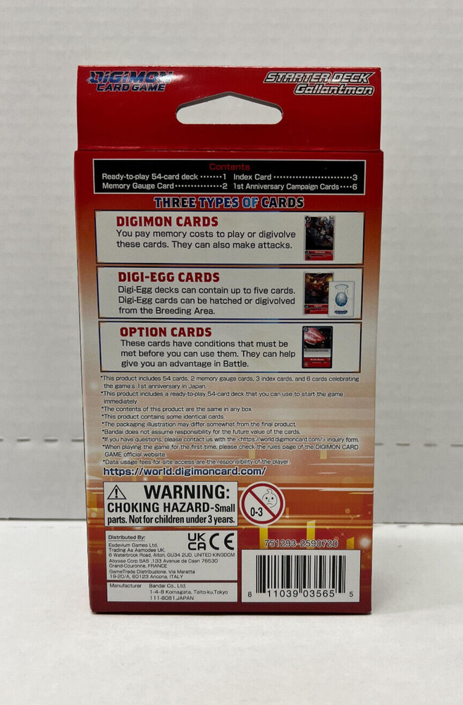 Digimon Card Game Starter Deck Gallantmon ST-7