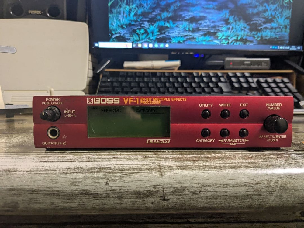 BOSS VF-1 24-Bit Multiple Effects Processor Guitar Bass Rack Unit