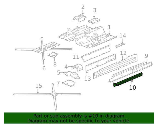 Genuine GM Extension Panel 15794185