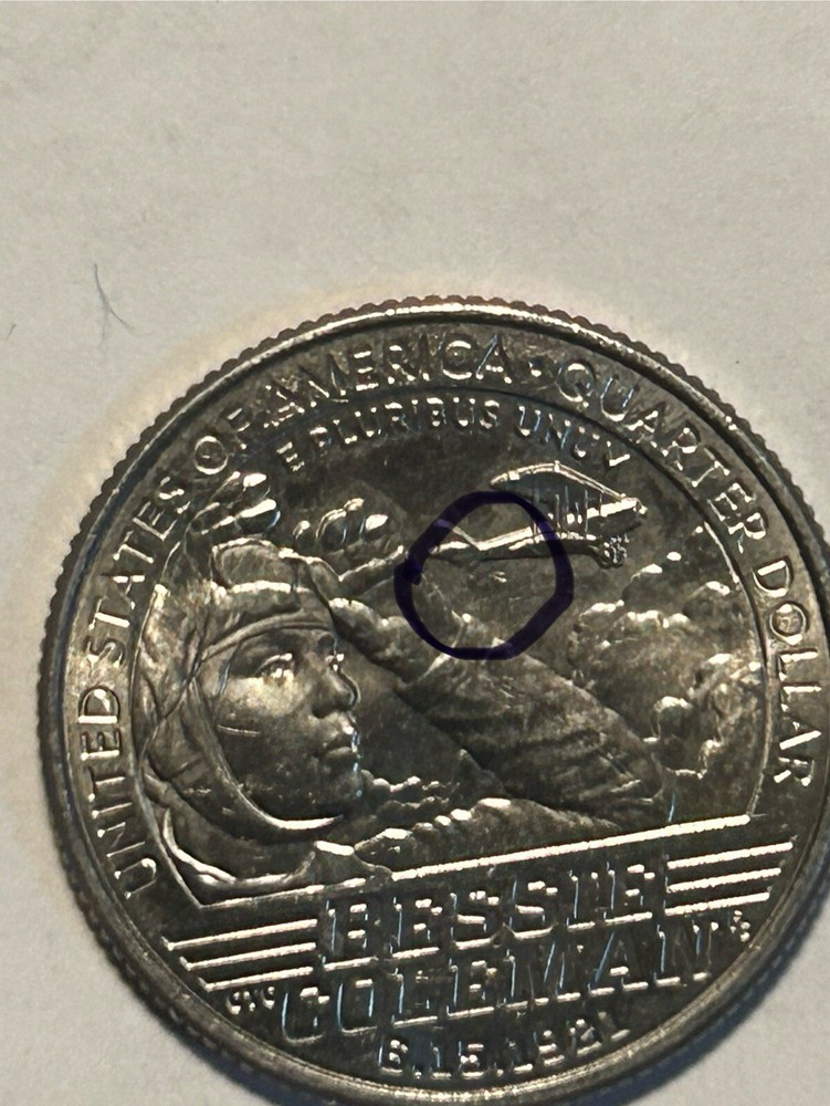 2023 P Bessie Colman Quarter Error