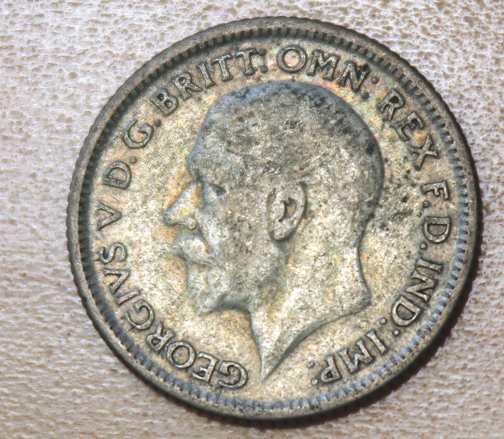 1929 Great Britain 6 Pence Silver