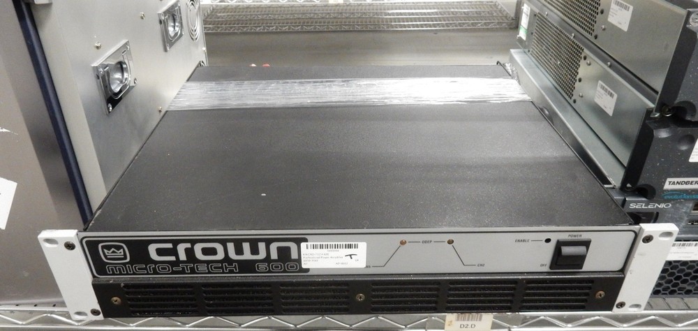 CROWN MICRO-TECH 600 Professional Power Amplifier - Unit Only