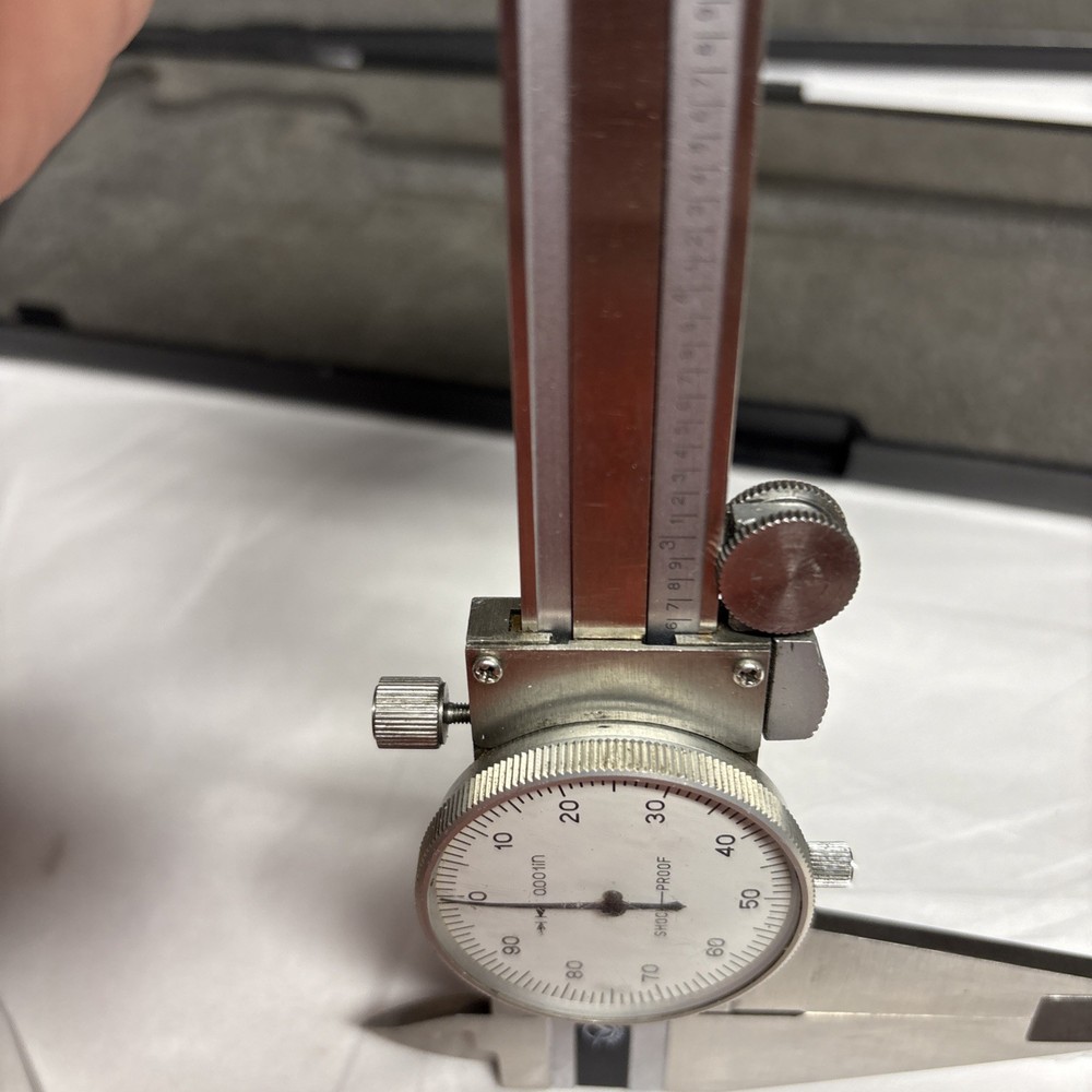 Aerospace Dial Caliper 12” White Face Dial Shock Proof