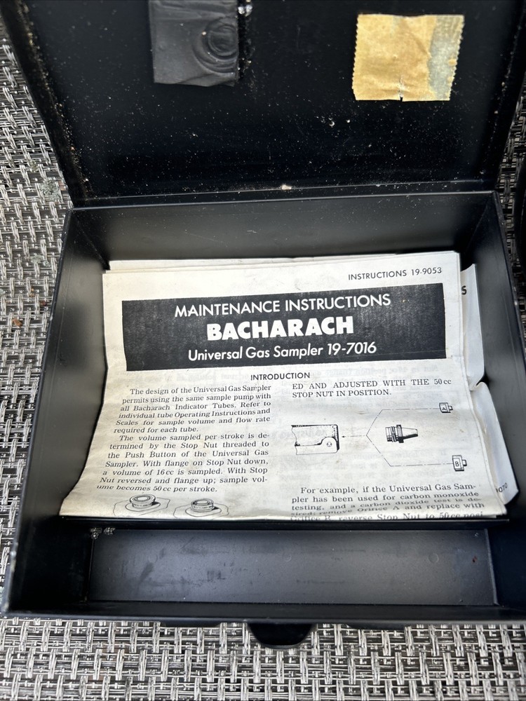 BACHARACH 19-7016 INDICATOR SAMPLER KIT