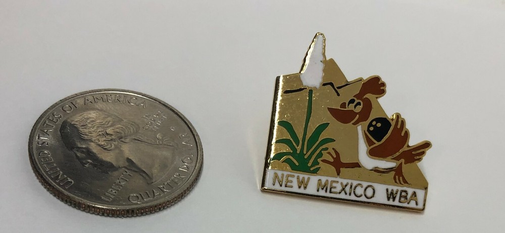 New Mexico WBA Bowling Roadrunner Pin
