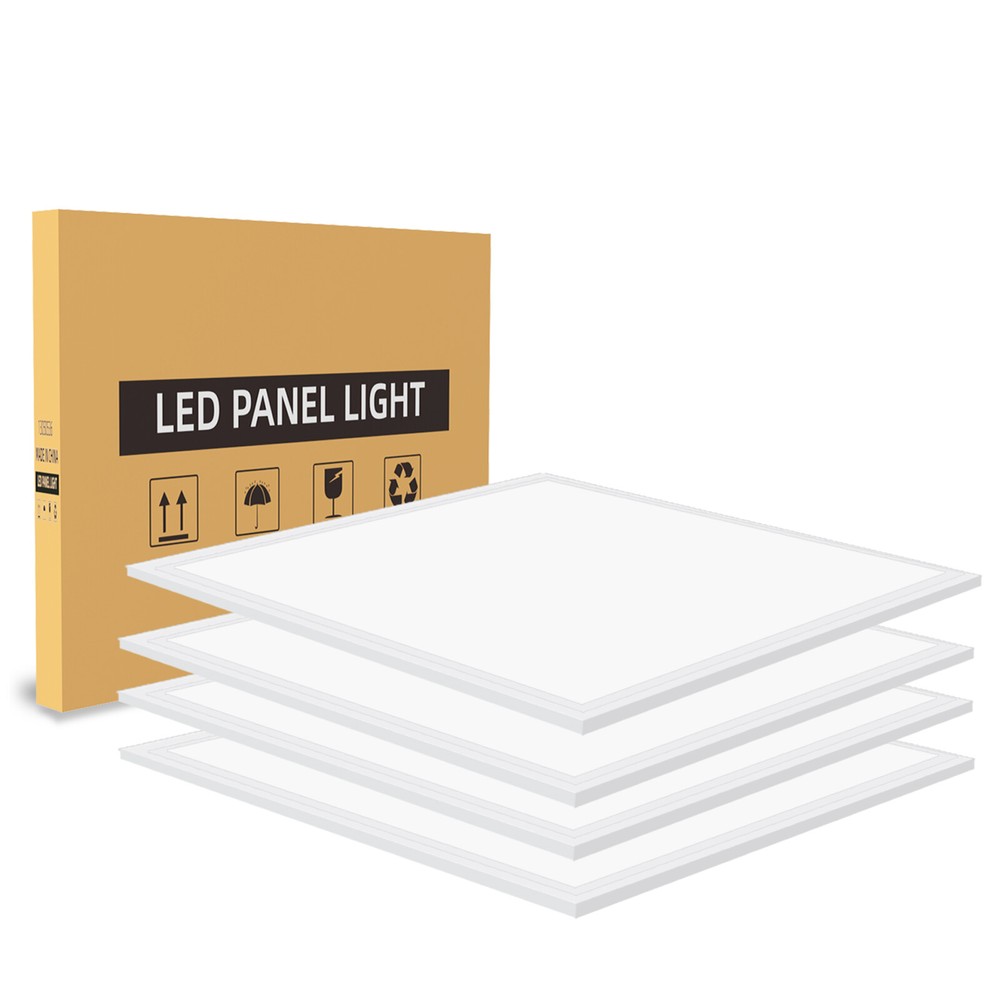 8 Pack 2X2FT LED Panel Light 45W Drop Ceiling Troffer Flat Fixtures 5000k White