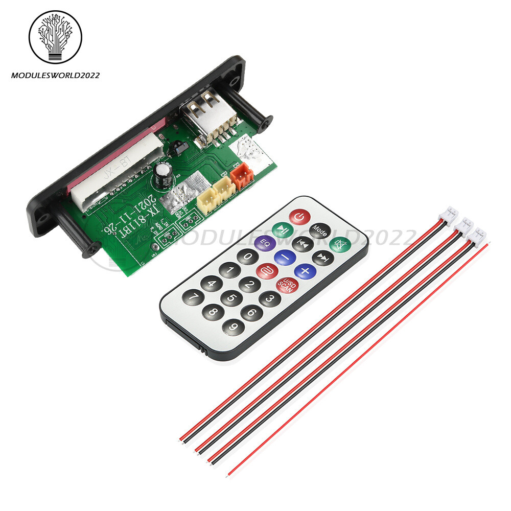 2*20W Amplifier Stereo DIY MP3 Decoder Board Bluetooth 5.0 Car FM Radio Module