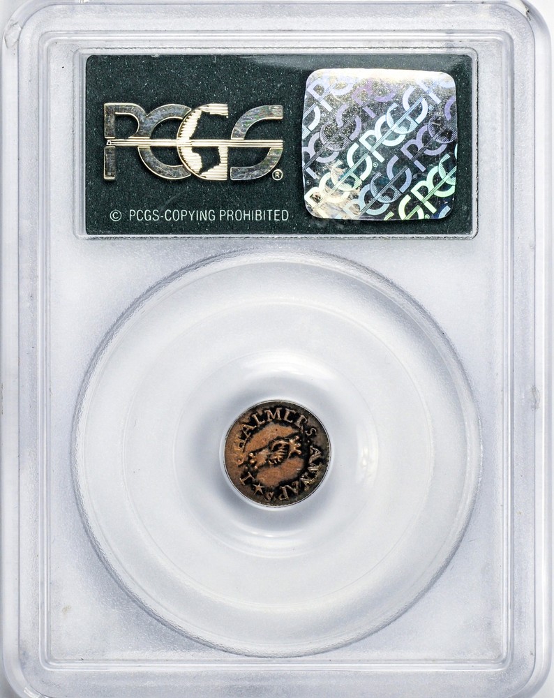 1783 CHALMERS 3PENCE PCGS MS 63