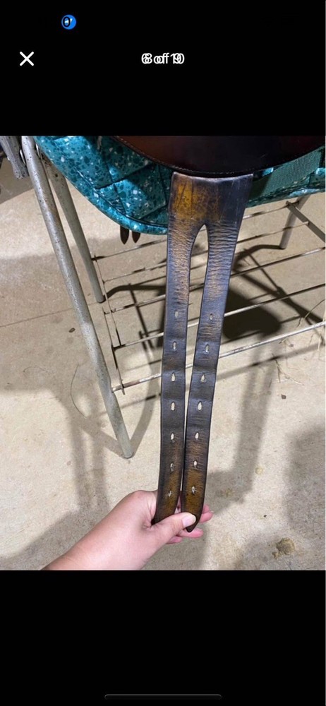 Devacoux Chiberta Jump Saddle 17.5 Medium Tree Great Condition Used