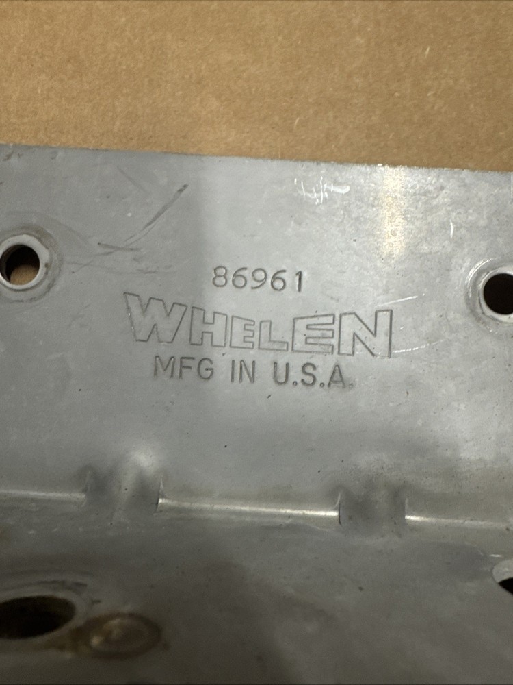 Whelen Howler Mounting Bracket 86961 Used