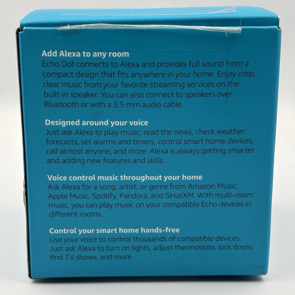 Amazon Echo Dot (3rd Generation) Smart Speaker - Charcoal