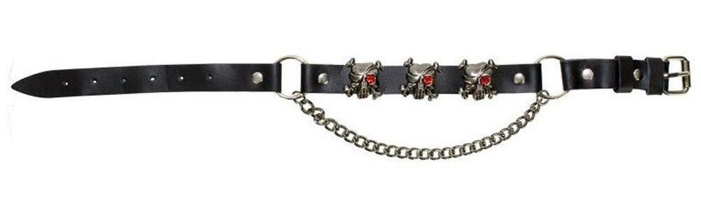 Motorcycle Boot Chains Leather Strap Various Designs Fits All Boots Stylish NEW