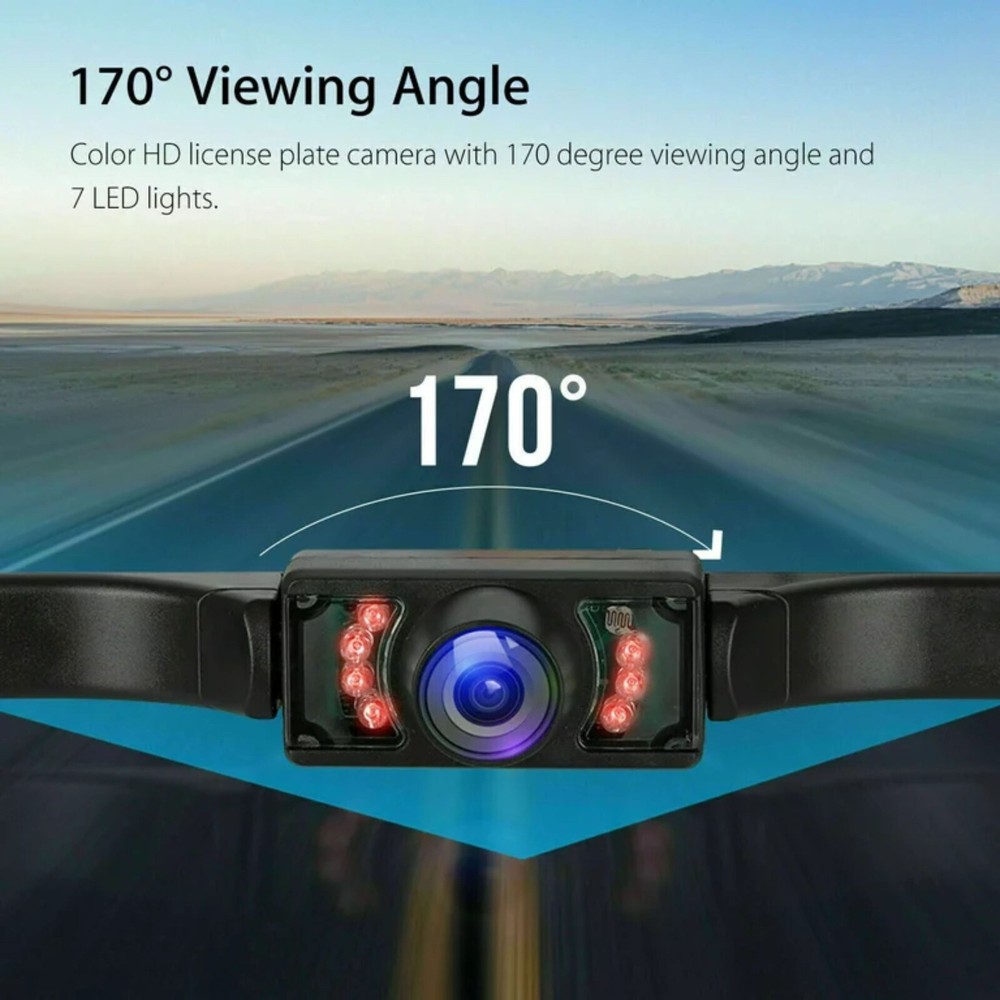 Rear View Camera Backup License Plate for BOSS BVCP9700A, Night Vision Camera