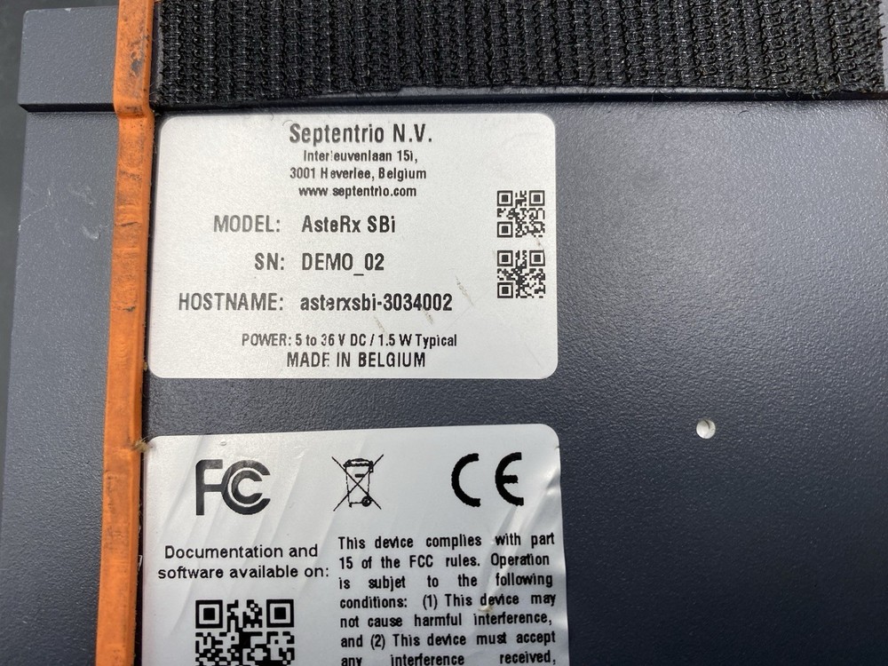 Septentrio AsteRx SBi Ruggedized Compact GNSS/INS Receiver