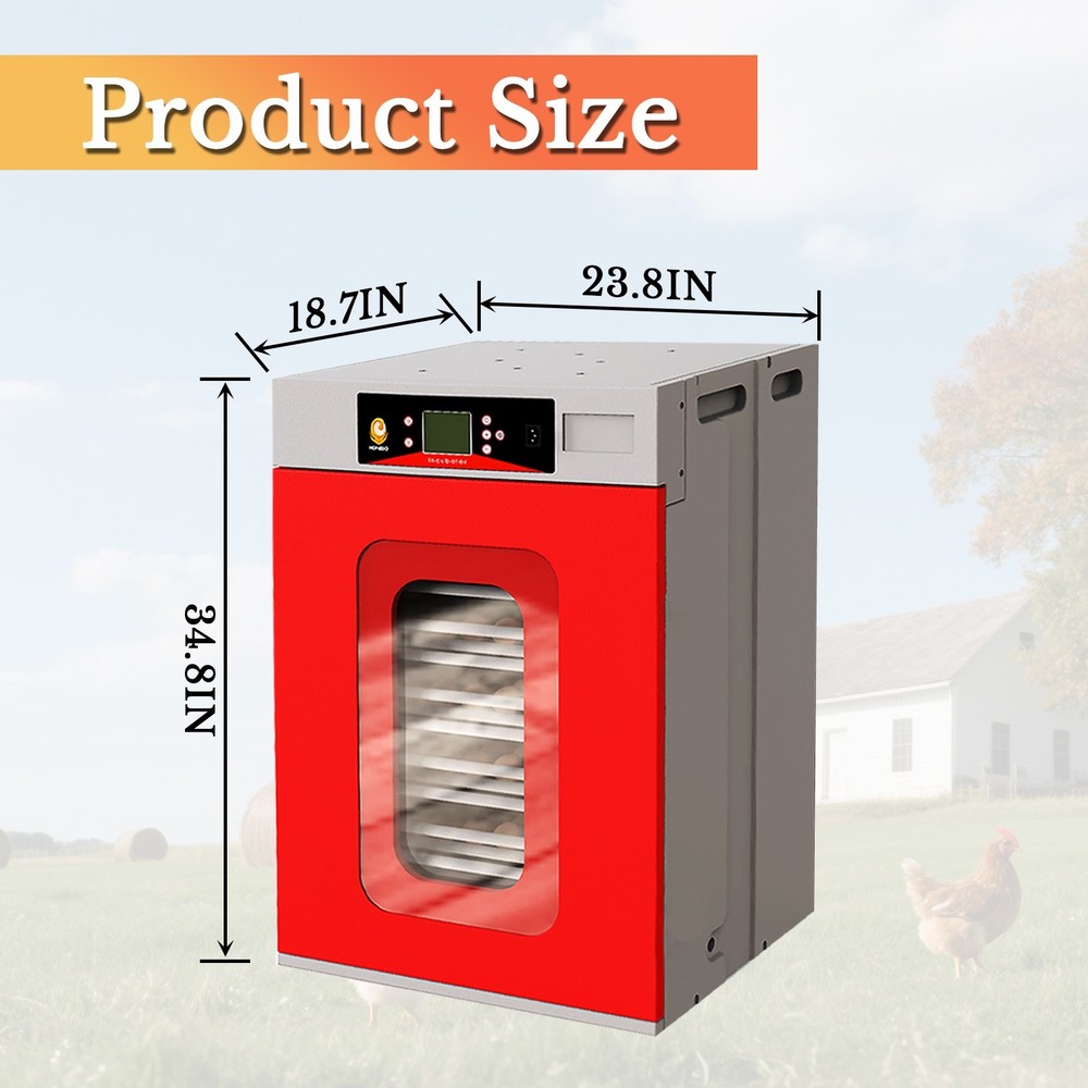 400 Eggs Incubator Automatic Incubator for Hatching Eggs Automatic Egg Turning