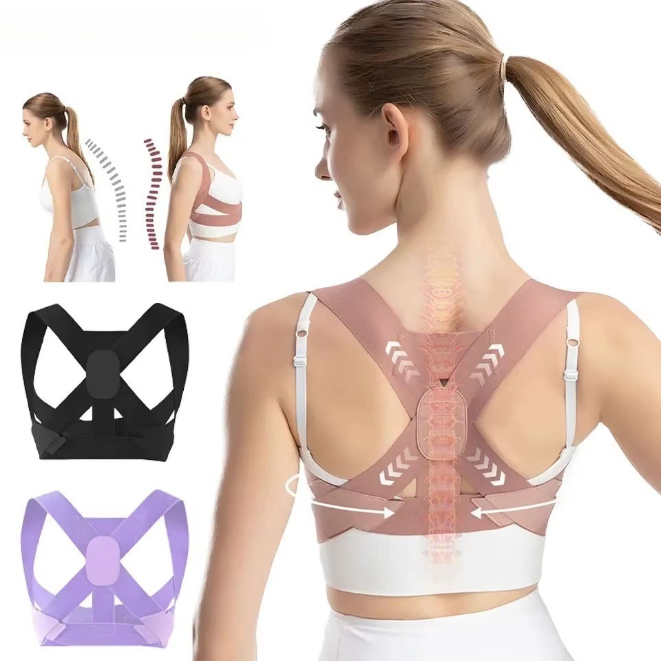 Adjustable Posture Corrector low Back Support Shoulder Brace Belt for Men Women