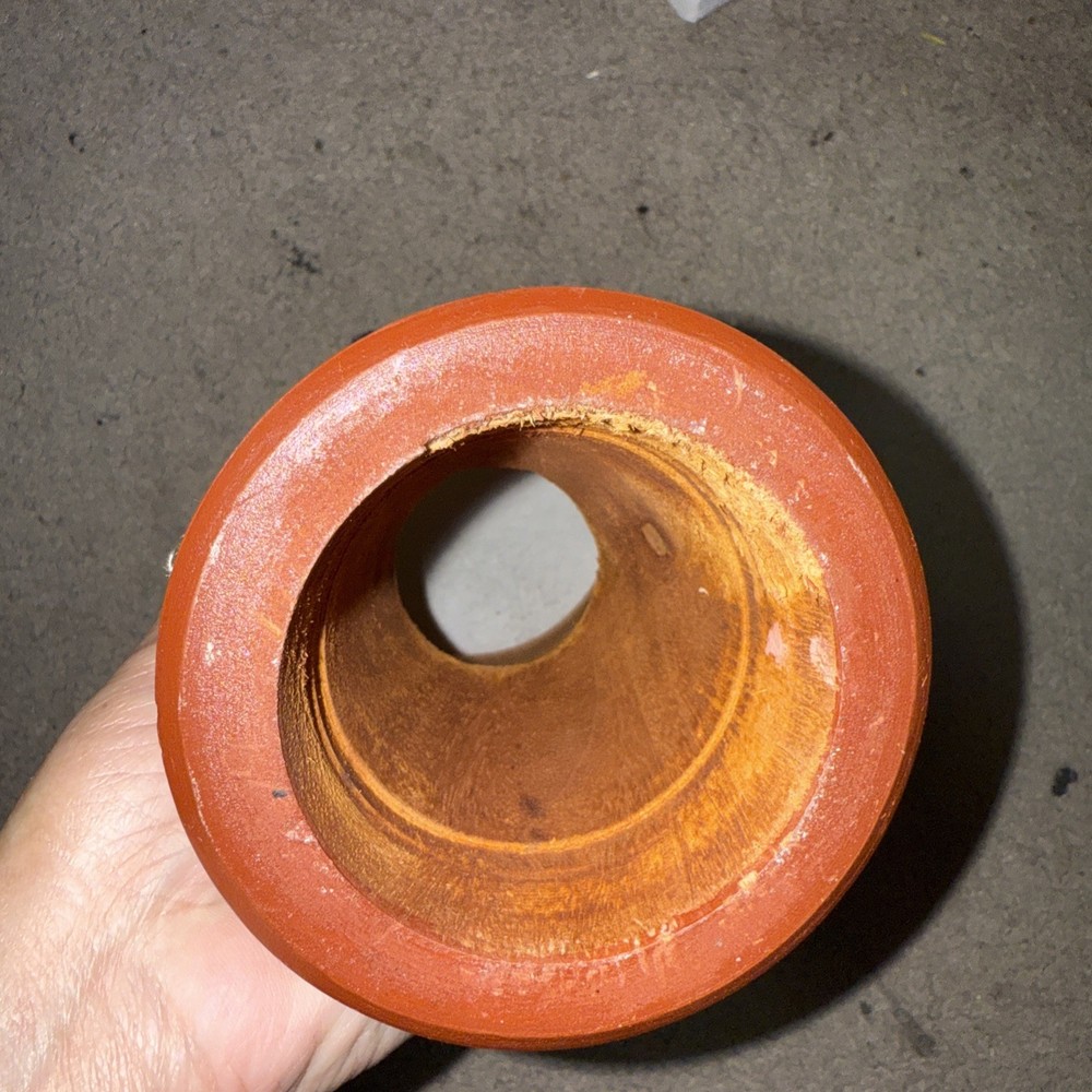 Small hand-painted djembe drum, from Bahamas.