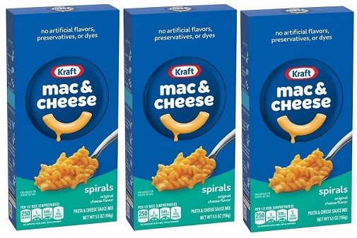 Kraft Mac & Cheese Spirals 3 Pack