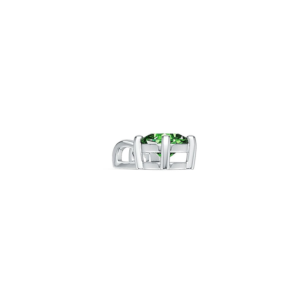 Sterling Silver Semi Mount Pendant Setting Round RD 5x5mm
