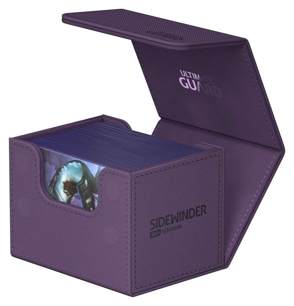 Ultimate Guard Sidewinder 100 Purple Xenoskin Deck Box