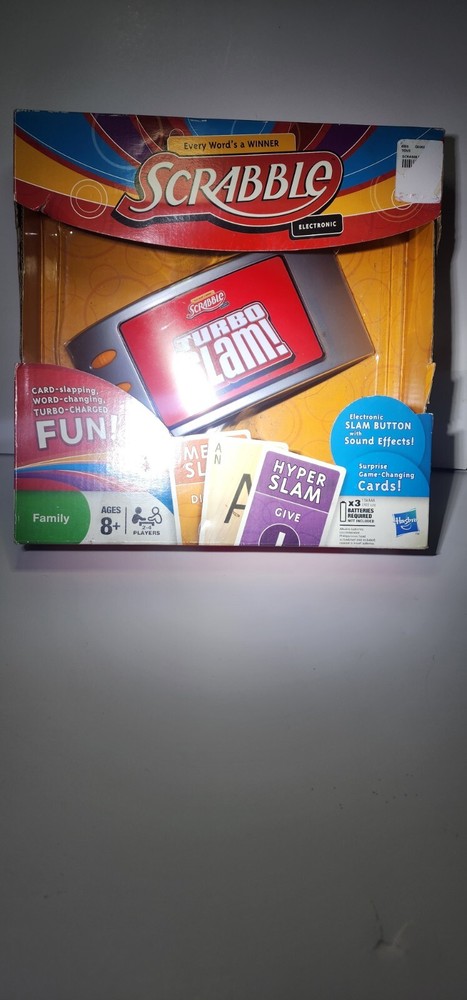 Scrabble Electronic Slam Button Hasbro Game