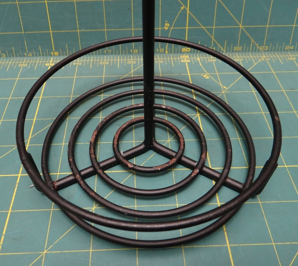 Round Metal Tabletop Restaurant Condiment Menu Holder Caddy