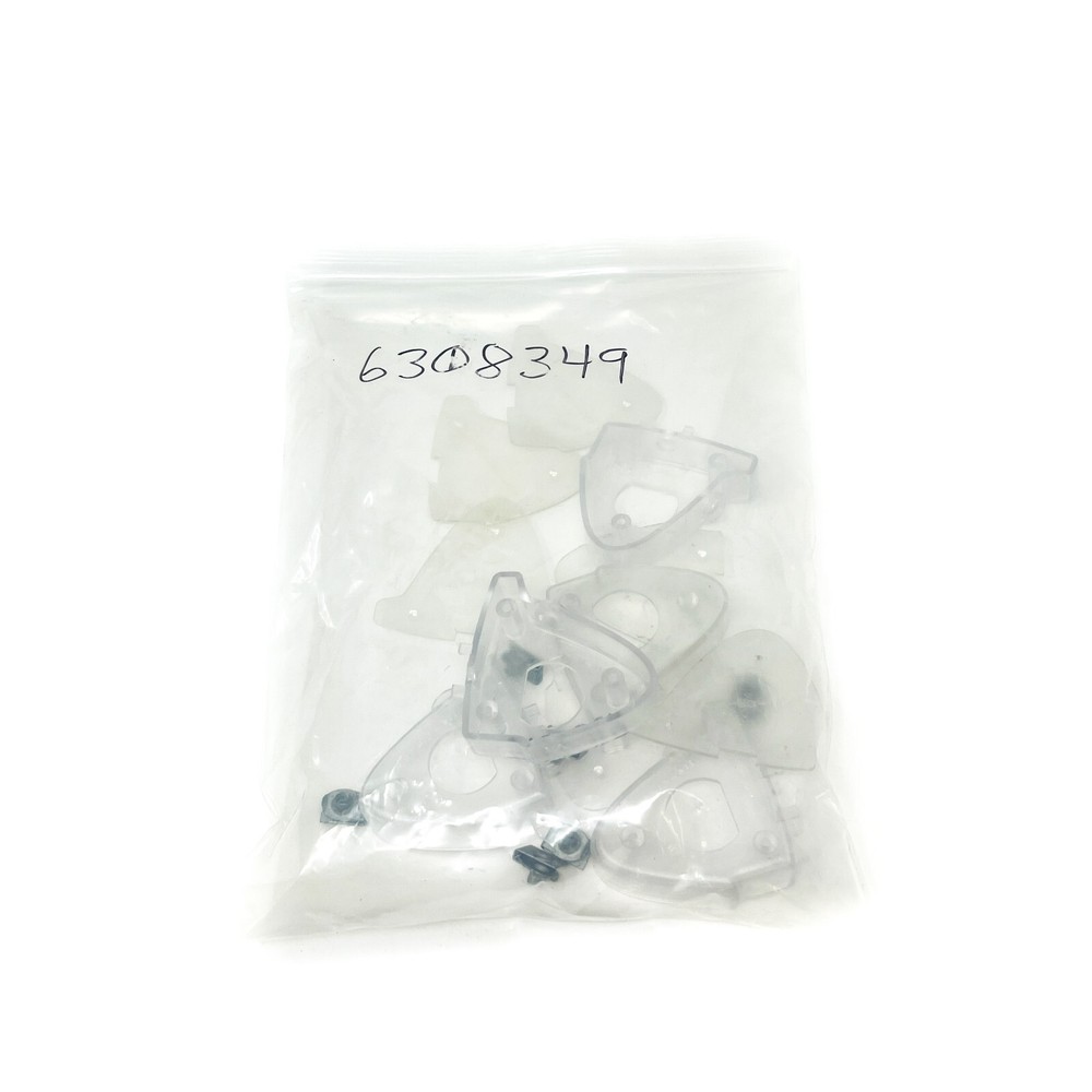 5 pcs Set of Clear Plastic Bracket 6308349