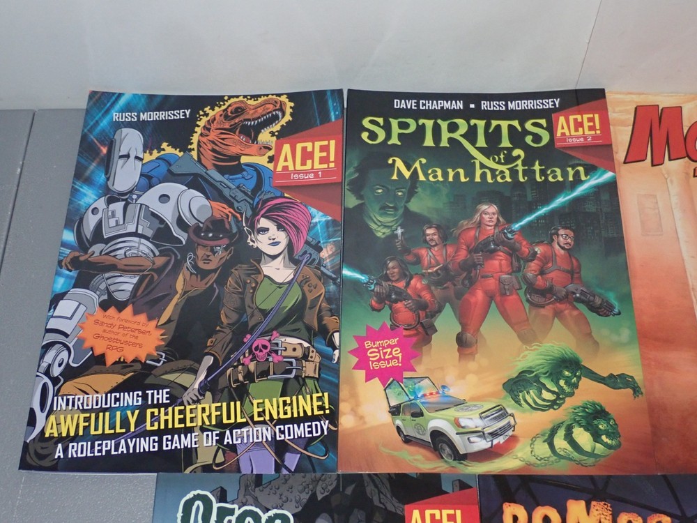 Awfully Cheerful Engine Russ Morrissey ACE Issues 1-9