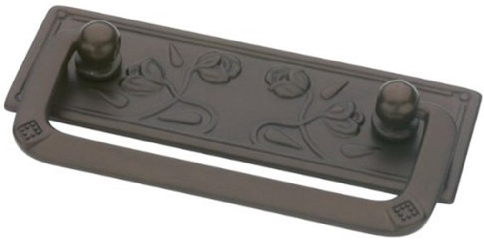 2-1/2" Vintage Bail Pull Tumbled Bronze