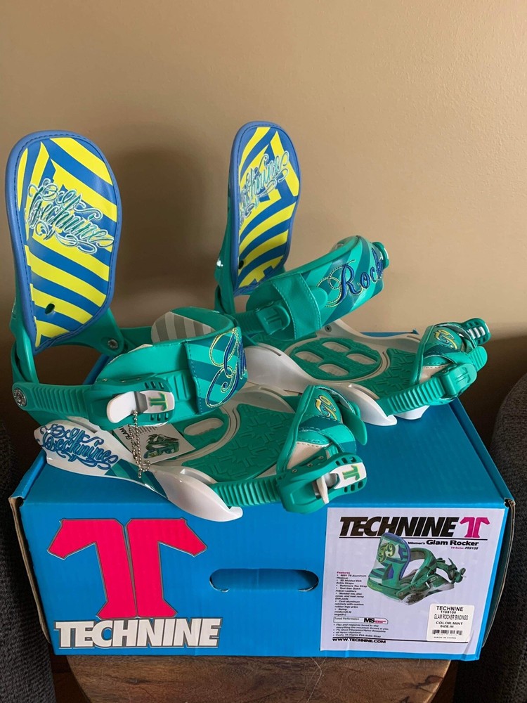 Technine Woman’s Snowboard Bindings New In Box Size Medium