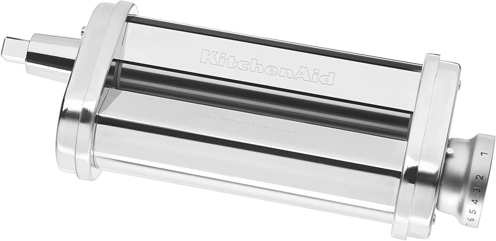 KitchenAid KSMPSA Stand-Mixer Pasta-Roller Attachment + Metal Rack