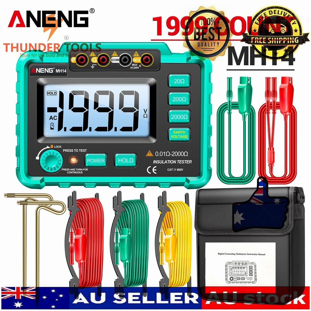 Thunder Tools ANENG MH14 Electrical  Insulation Resistance Tester Digital