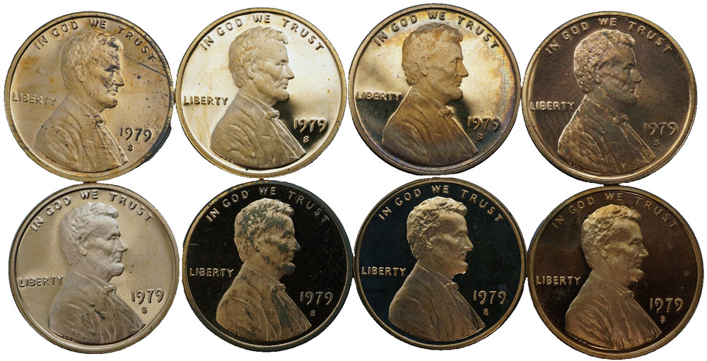 1979-S Type 2 Lincoln Cent Proof - T2 "Clear S" - Problem(s)-Spots, Toning, Etc