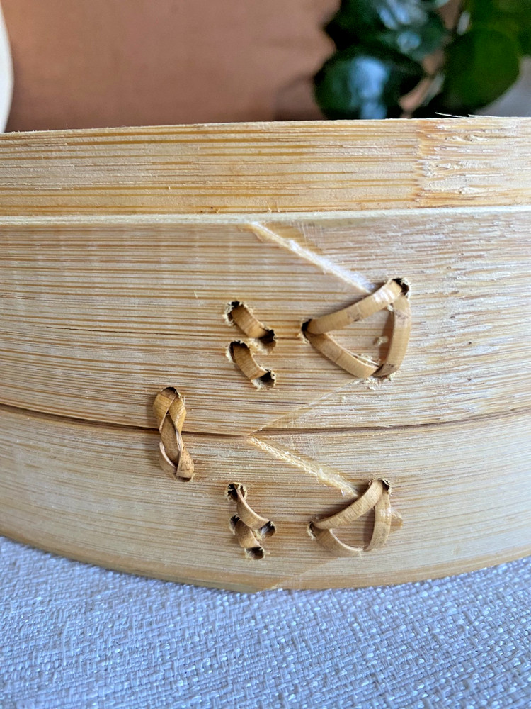 Crofton Bamboo Steamer Set with Lid for Vegetables