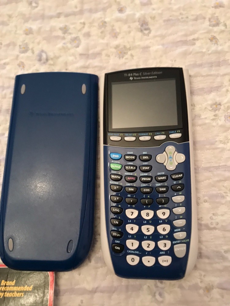 Texas Instruments TI- -84 Plus C Silver Edition Graphing Calculator