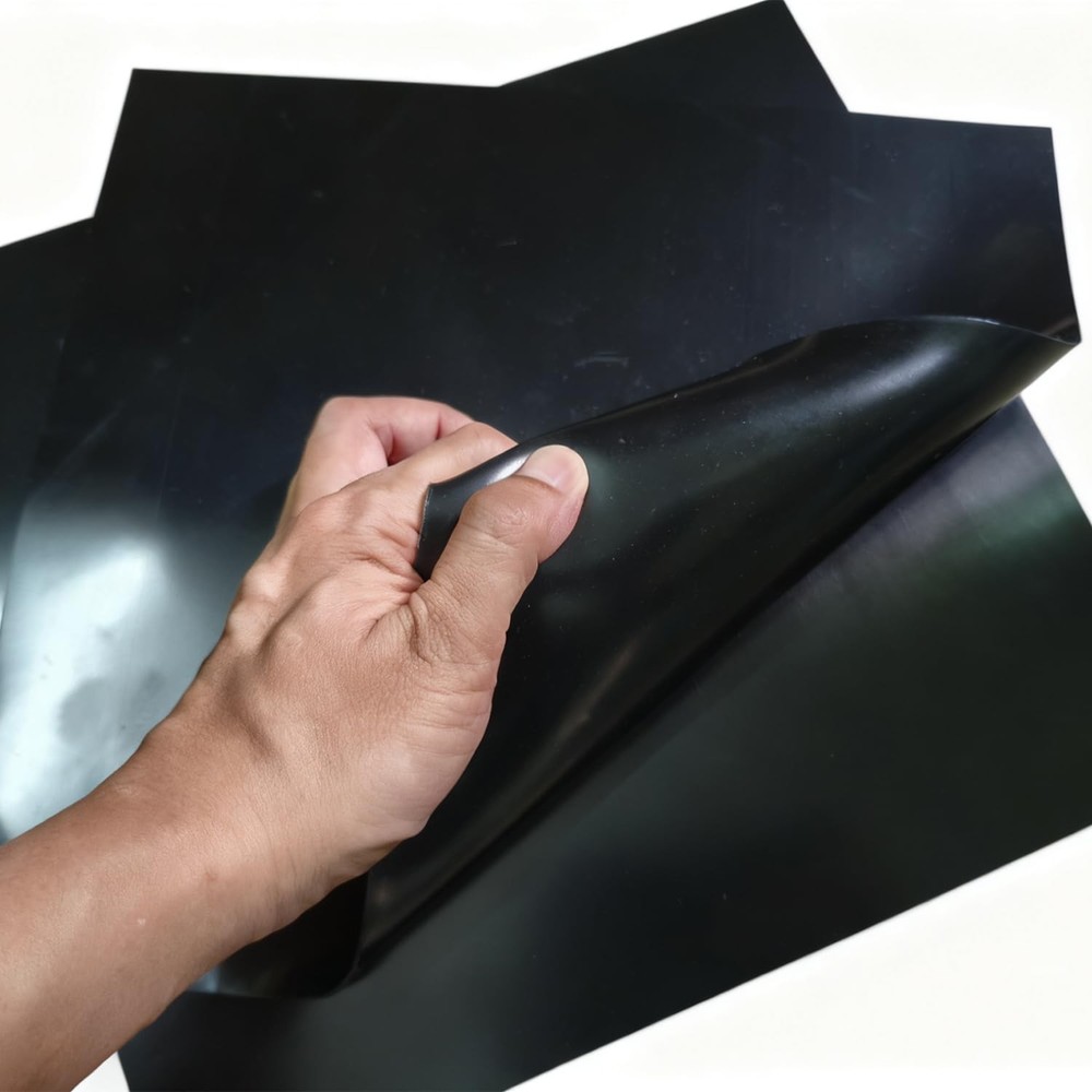 Neoprene Rubber Sheet | 3.0mm 12"x11" Solid Rubber Sheets | Oil, Water, Gasol...