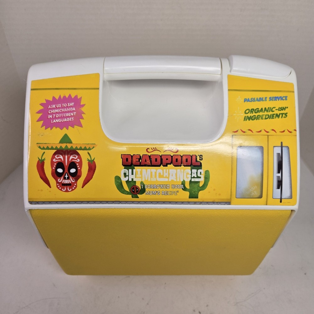 Used - Deadpool Igloo Playmate PAL Cooler 7 Qt 9 Can Marvel