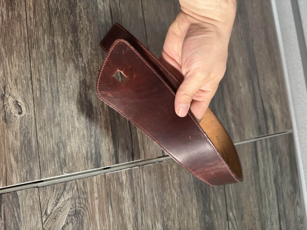 Eddie Bauer Guitar Strap Leather Nice Belt ?