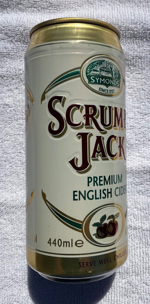 SYMONDS SCRUMPY JACK PREMIUM ENGLISH CIDER BEER CAN