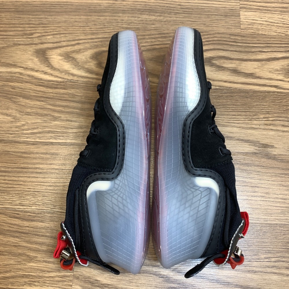 Christian Louboutin CL Studded Arpoador Black Suede Sneakers 11.5 EU 44.5