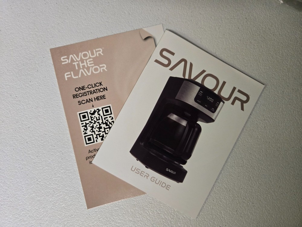 12-Cup Programmable Coffee Maker Ac-Powered Brewing Machine, Black