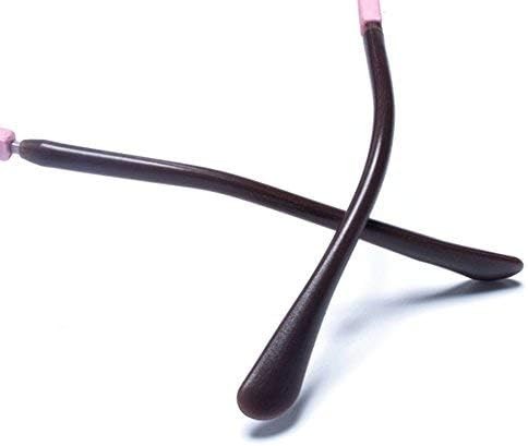 5 Pairs Silicone Eyeglass Temple Tips Thin Legs